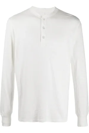 RAG&BONE Round-split neck long-sleeved top