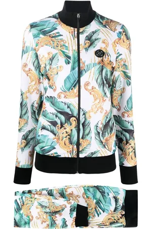 Philipp Plein Floral-print track pants