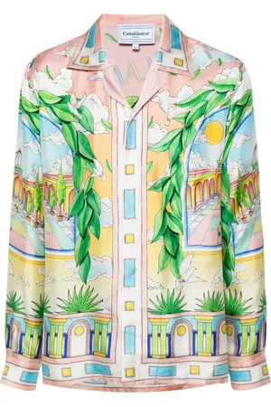 Casablanca Paysage Ideal silk shirt