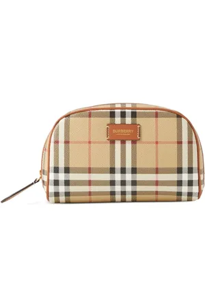 Burberry Small check travel pouch