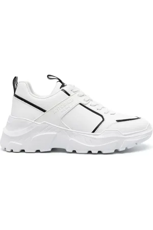 Roberto Cavalli Logo-embossed chunky sneakers