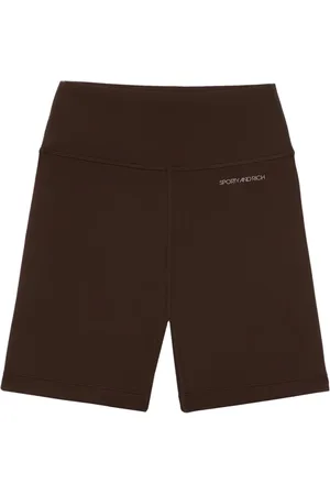 Sporty & Rich Logo-print biker shorts