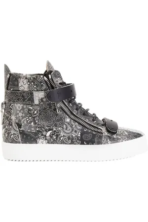 Giuseppe Zanotti Paisley-print high-top sneakers