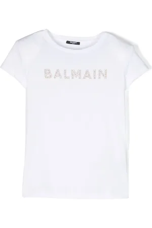 Balmain Logo-embellished cotton T-shirt