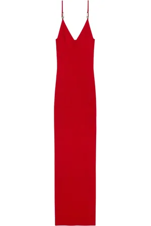 VERSACE Safety Pin slip midi dress