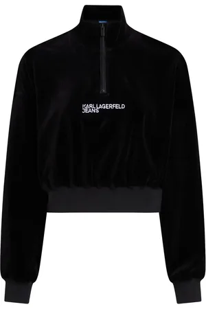 Karl Lagerfeld Corduroy half-zip sweatshirt
