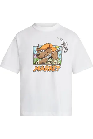MARKET Logo-print cotton t-shirt