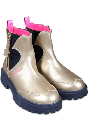 Billieblush Logo-print ankle boots