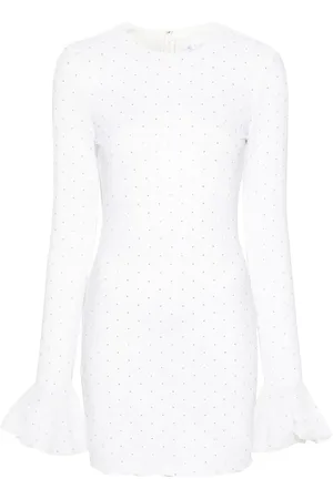 ROTATE Crystal-embellished mini dress