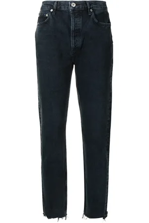 AGOLDE Mid-rise tapered-leg slim jeans