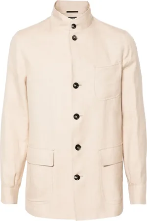 Ermenegildo Zegna Linen-blend shirt jacket