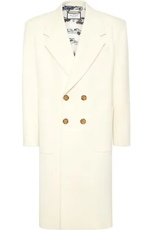 Philipp Plein Double-breasted peacoat