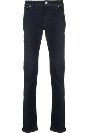 corneliani Logo-appliqu?? straight-leg jeans
