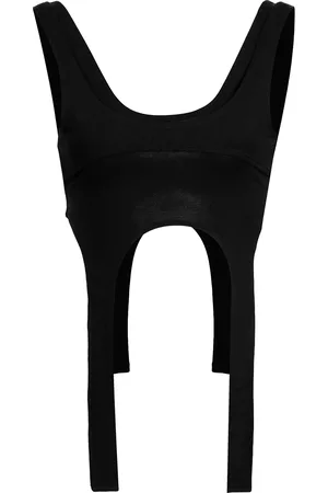 HELIOT EMIL U-neck cropped tank top