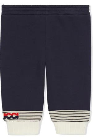 Gucci Intarsia-knit logo track pants