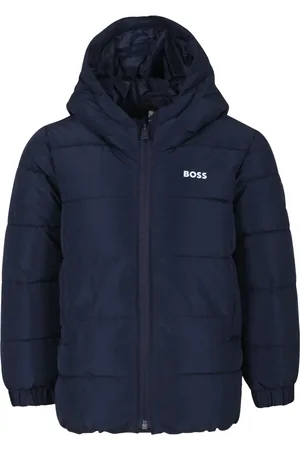 HUGO BOSS Logo-print padded jacket