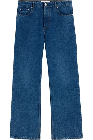 Ami Logo patch loose-fit jeans