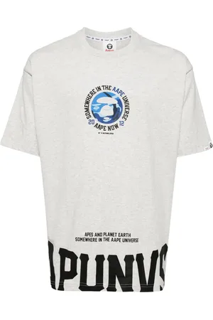 A Bathing Ape Logo print cotton T-shirt