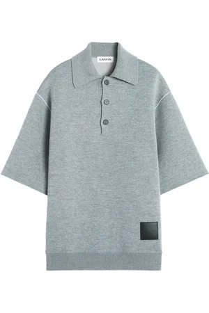 Lanvin Logo-patch polo shirt