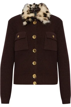 Givenchy Fur-collar cardigan