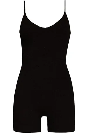Bond Eye Sleeveless seersucker bodysuit