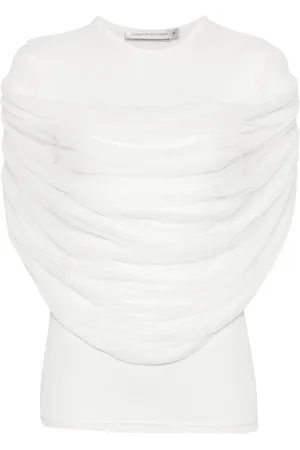 CHRISTOPHER ESBER Sonora draped-panel T-shirt