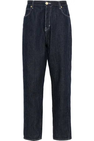Kenzo Tapered-leg pinstriped jeans