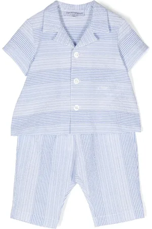 Emporio Armani Stripe-print two-piece set