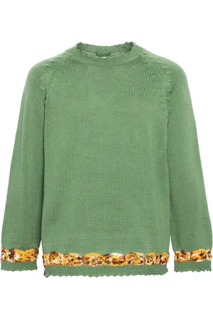 BODE Daisy Garland merino jumper