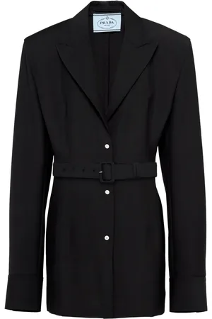 Prada Single-breasted mohair-blend jacket