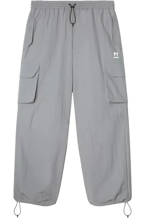 OFF-WHITE Logo-embellished parachute pants