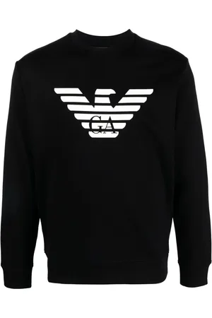 Emporio Armani Logo-print cotton sweatshirt