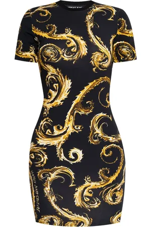 VERSACE Baroque-print t-shirt dress