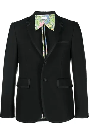 Thom Browne Satin-trim wool blazer