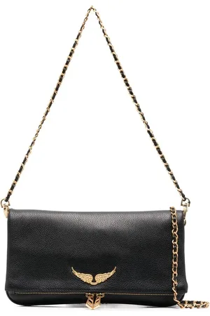 Zadig & Voltaire Rock logo-plaque shoulder bag