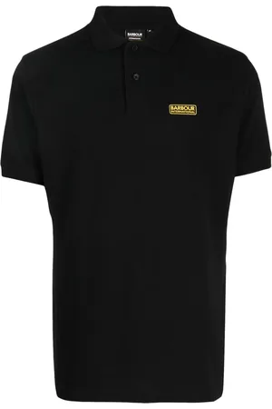Barbour Logo-patch cotton polo shirt