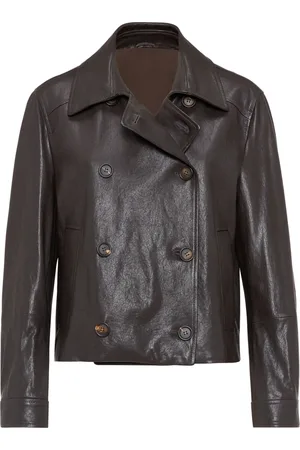 Brunello Cucinelli Monili-embellished cropped jacket