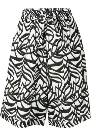 Bambah Geometric-print bermuda shorts
