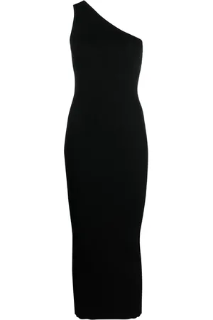 Totême One-shoulder ribbed-knit dress