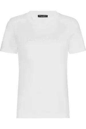 Dolce & Gabbana Logo-embossed cotton T-shirt