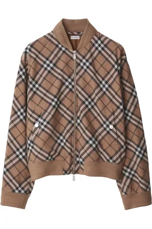 Burberry Vintage Check zip-up bomber jacket
