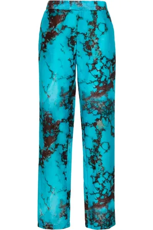 Louisa Ballou Cruise mid-rise straight-leg trousers