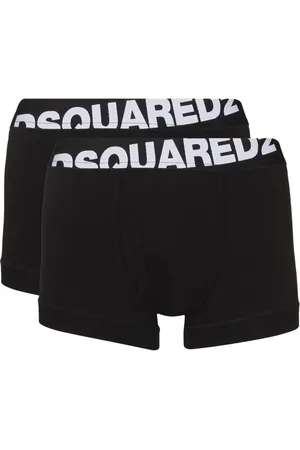Dsquared2 Logo-waistband pack of two boxer shorts