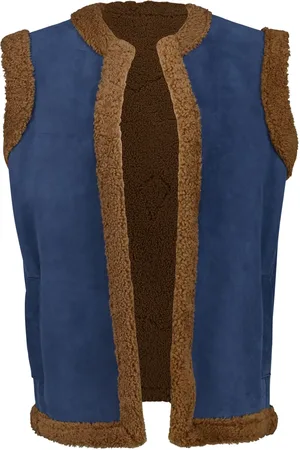 Paula Shearling embroidered vest