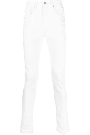 Purple Brand Logo-patch skinny-cut jeans