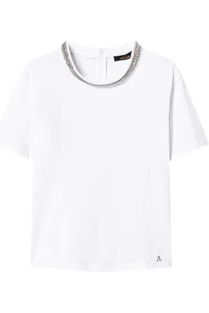 Twin-Set Crystal-embellished T-shirt