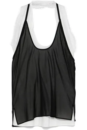 Helmut Lang Lace Dancer top