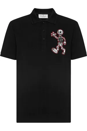 Philipp Plein Skully Gang cotton polo shirt