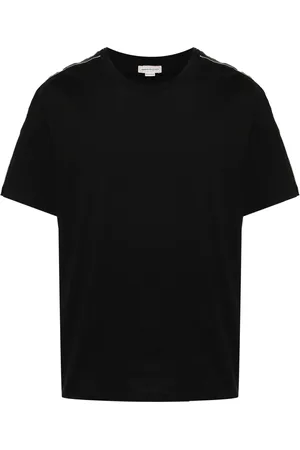 Alexander McQueen Logo-trim cotton T-shirt