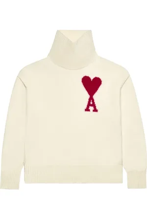 Ami Intarsia-logo wool jumper